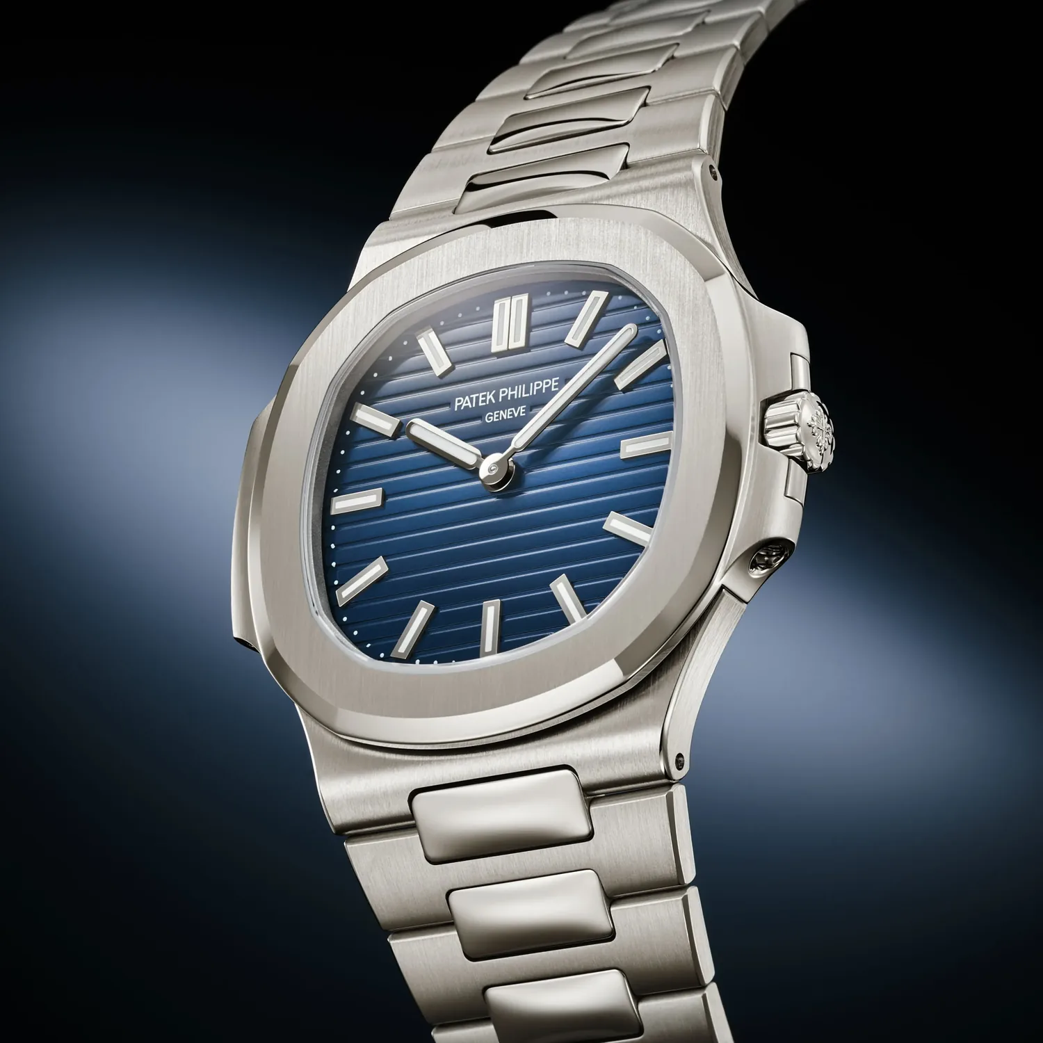 Blue-dial Patek Philippe Nautilus